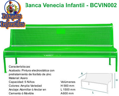 BANCA VENECIA INFANTIL