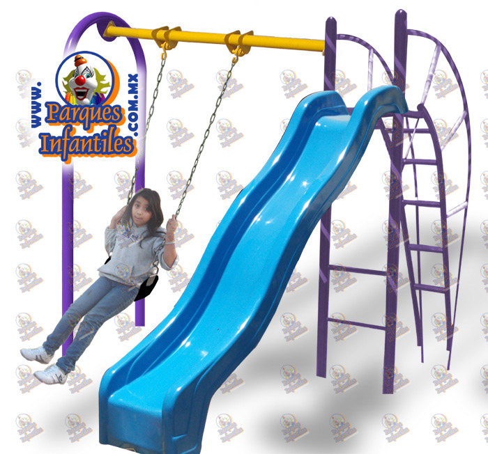 Venta y Fabricación de Columpios con REsbaladeros en Fibra de Vidrio/Sale and Manufacture of Swings with Fiberglass Slides